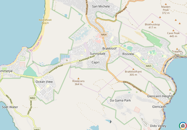 Map location of Capri 